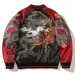 Embroidered Dragon Hip Hop Contrast Color High Street Baseball Coat Haruku Trendy Outerwear Casual Loose Jacket For Men_viptrois.com
