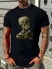 Van Gogh Skull Of A Skeleton With Burning Cigarette 1886 T Shirt Designer Clothes Soft Top For Everyday Wear Fashion Streetwear Breathable Summer_viptrois.com