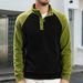 Men's Casual Stand Collar Sweatshirt Jacket – 4-Button Pullover, Lightweight & Breathable (S-XXL, Multiple Color Options)_viptrois.com