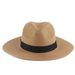 Summer Protection Straw For Men And Women, Shading Grass Woven Wide Brimmed Sun Tourist Beach Hat, Panama Top Hat_viptrois.com