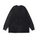 American Style Pure Cotton Crew Neck Sweatshirt High Street Oversize Loose 280G Washed Vintage Top_viptrois.com