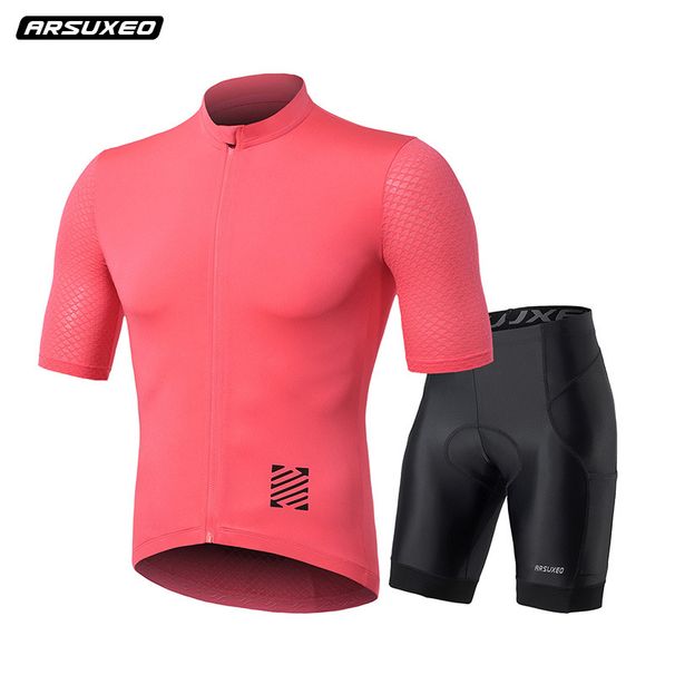 Man's clothing Cycling clothes men's mountain bike set bicycle professional tight lightweight breathable high-density sponge cushion pants_viptrois.com