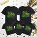Pure Cotton Parent Child Wear Short Sleeved Solid Color Blank Family Wear_viptrois.com