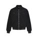 ARES Spring American Style Regular Shoulder Melad PU Leather Jacket With Lightning Embroidery And Metal Accessories For_viptrois.com