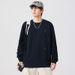 Spring Super Comfortable Cotton Elastic Long Sleeved For Men's Spring And Autumn New Style Letter Printed T-Shirt Casual_viptrois.com