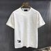 New Chinese Style Jacquard Round Neck Short Sleeved T Shirt Men's 2025 Summer New Loose Versatile Casual Slim Tops_viptrois.com