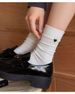 25-year New Grey Heart-shaped Mid-calf Socks For Women, A Pile Of Women_viptrois.com
