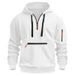 A New Men's Hoodie With A Zipper And A Hood For Autumn And Winter, Featuring Fleece_viptrois.com