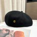 Autumn Winter New For Women Korean Style Woolen Beret Fashionable Large Head Circumference Face Slimming Octagonal_viptrois.com