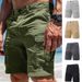 Men's Summer Sports Leisure Large Size Woven Fabric Beach Shorts Men_viptrois.com
