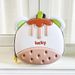 Kids Backpack - Cute Mangosteen Shape Eggshell Design, Cartoon Kindergarten School Bag For Toddlers_viptrois.com