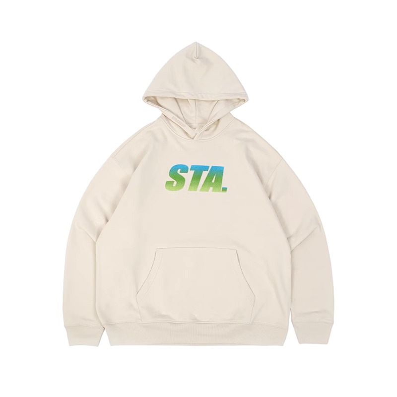 Men's Clothing Gradient Toothbrush Embroidery Hooded Sweatshirt for Men and Women Chinese Cotton Loose Couple Jacket Autumn_viptrois.com