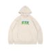 Men's Clothing Gradient Toothbrush Embroidery Hooded Sweatshirt for Men and Women Chinese Cotton Loose Couple Jacket Autumn_viptrois.com