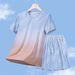 Men's Clothing Sportswear Suit Men's Elastic Breathable Short Sleeved T Shirt Summer New Casual Shorts Set Men's T_viptrois.com