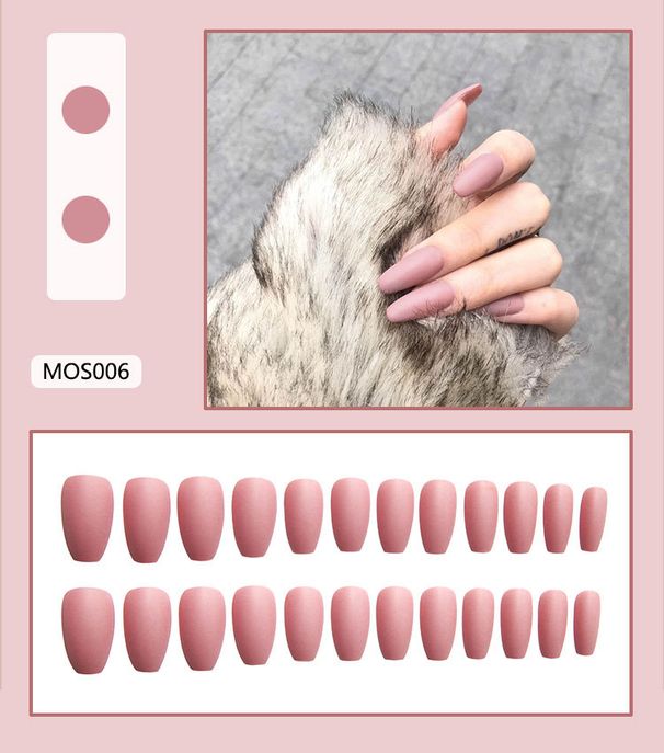 Beauty Health Ins Internet Celebrity Nail Finished Patch Wear Armor Detachable Distinctive Pink Ballet Armor_viptrois.com