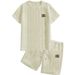 Men's Clothing New Jacquard Heavy Short Sleeved T Shirt Men's Summer Ins Trendy Couple Loose Round Neck Short Sleeved T Shirt_viptrois.com