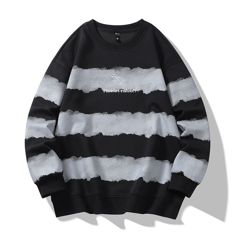 Oversized Men’s Sweatshirt – Thickened Loose Fit Hoodie For Big & Tall | Trendy Spring Pullover With Comfort Stretch_viptrois.com