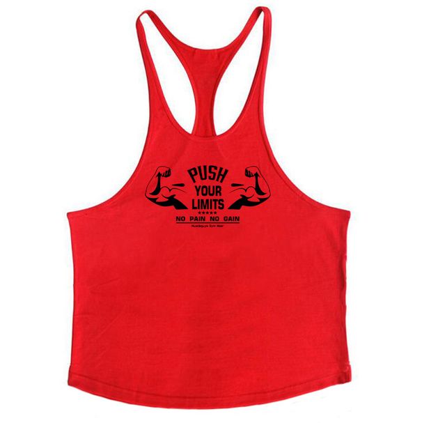 PUS Pure Cotton Fitness Thin Shoulder Vest With Sports Deep Excavation_viptrois.com
