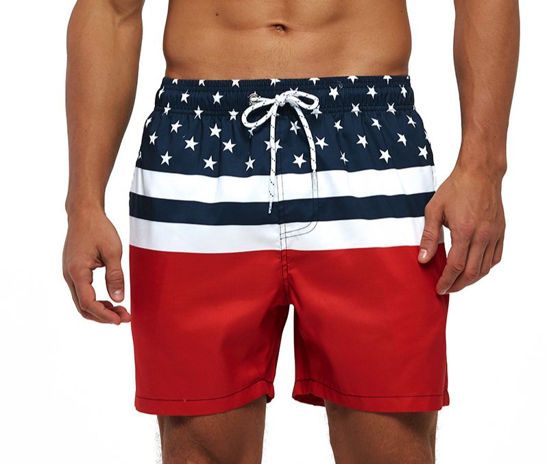 Men's Clothing Loose Casual Four Point Beach Pants_viptrois.com