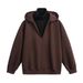 Cardigan Hooded Sweatshirt Trendy Brand Loose And Versatile Casual Men's And Women's Outerwear_viptrois.com