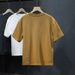 Men's Trendy Short Sleeve T-Shirt American Style Loose Fit plus Size Crew Neck Casual Summer Breathable Printed Top_viptrois.com