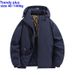 Cotton-padded Men's Plus Size Casual Cotton-padded Clothes Flow Removable Cap Charging Clothes Graphene Thermal Clothing_viptrois.com