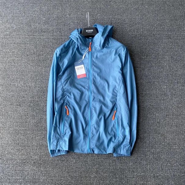 Men's Clothing Summer Laser Perforated Breathable Couple Hooded Sun Protection Clothing Skin Clothing Men And Women_viptrois.com