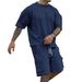 Men's Clothing Men's Summer New Fashion T Shirt Workwear Shorts Casual Sports Suit Men_viptrois.com