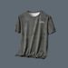 Men's Plus-size Clothing Weighing 200-300 Pounds, Oversized And Plump Belly T-shirt, Short-sleeved, Loose And Trendy Summer Wear For Fat Guys_viptrois.com