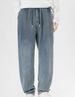 Men's Clothing Spring And Autumn Trendy Starry Sky Pattern Long Pants, Versatile Men's Jeans, Thin, Loose, Retro Washed, Simple Casual Pants_viptrois.com