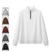 Men’s Half-Zip Dralon® Sweatshirt – Retro Pullover With Stand Collar (Black/Charcoal/Wine Red, M-8XL) | Winter-Ready Without Bulk_viptrois.com