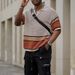 Men's Clothing 2025 Spring And Summer New Style Pullover Breathable Wool Short Sleeved T Shirt Lapel Knitted Sweater Top Men's Sweater_viptrois.com