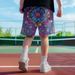 Premium Products CP11621A11 American Casual Camouflage Printed Trendy Brand Fitness Running Sports Basketball Shorts_viptrois.com
