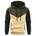 2023 New Color Block Fashion Sweatshirt Men's Casual Sports Top_viptrois.com