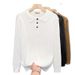 Long Sleeved Polo Shirt Men's Autumn And Winter New Trend Simple Muscle Fitness Striped Knitted Lapel Top T Shirt Trend_viptrois.com