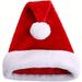 Spot Fleece Thickened Eaves Santa Hat Santa Claus Adult Children Christmas Ornaments Plush Short Velvet_viptrois.com