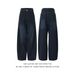 Men's Style Washed Embroidered Whiskered Jeans New Style Dancing Striped Patchwork Wide Leg Straight Trousers_viptrois.com