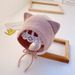 Kids'hats Baby hat Autumn and winter new cute ear protection hat baby pullover hat children's knitted hat_viptrois.com