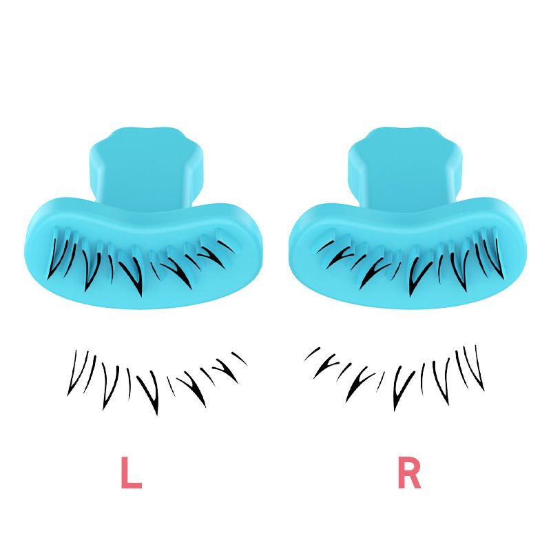 Eyelash Stamp Lower Eyelash Stamp, False Eyelashes Silicone Stamp Eyelashes Prints Reusable Bottom Eye Lashes Natural Looking For Easy Makeup Quick_viptrois.com