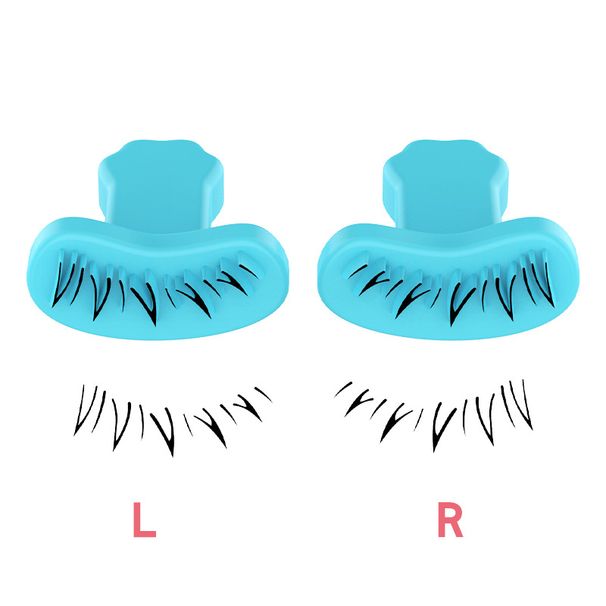 Eyelash Stamp Lower Eyelash Stamp, False Eyelashes Silicone Stamp Eyelashes Prints Reusable Bottom Eye Lashes Natural Looking For Easy Makeup Quick_viptrois.com