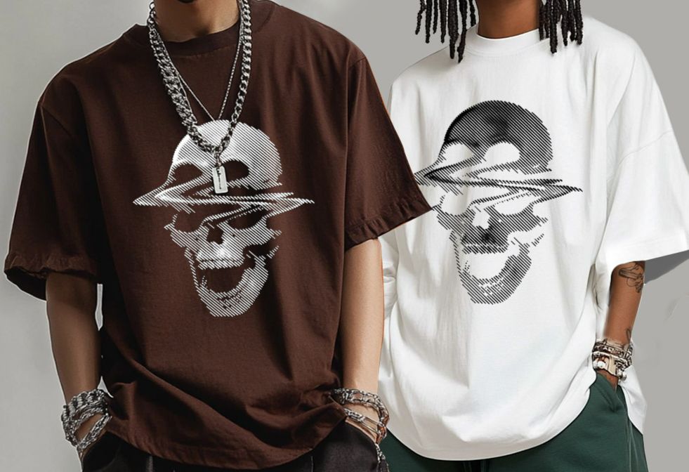 Men's Clothing Versatile New T Shirt Men's Loose Unisex Large Size Pullover American Short Sleeved Casual Tops Wholesale_viptrois.com