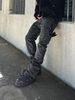 Men's Clothing 25 High-street Black Fashion Trendy Men's Jeans, Slim Fit, Stretch Design._viptrois.com