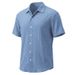 Men's Clothing Men's Summer Shirts Casual Button Down Collared Short Sleeved Style Shirts For Formal & Casual_viptrois.com