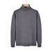 Men's Clothing Slim Fit High Neck Sweater - Soft Knit Pullover For Autumn & Winter - Lightweight Warm Casual Turtleneck Top (White, Black, Beige)_viptrois.com