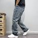 Men's Clothing High End Retro Ripped Jeans Men's Trendy Brand Personalized Scratched Patches Embroidered Slim Straight Pants Men's Spring And Autumn_viptrois.com