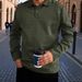 Pulse European American INS Cross-Border Spring And Autumn Long Sleeve Men's Textured Sports Polo Shirt_viptrois.com