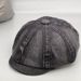 Women's Hats Denim Short Brim Cap For Women Four Seasons Washed Old Literary Painter Cap Versatile Casual Big Head Show Face Small Hat_viptrois.com