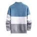 Men's Clothing sweater for men, half turtleneck thick bottoming sweater for junior high school and high school students, mink fleece sweater_viptrois.com