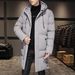 A Mid-length Cotton-padded Jacket, A Popular Winter Trend For Men, Is A Loose, Hooded, Warm And Thick Down Cotton-padded Jacket_viptrois.com