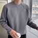 Retro Knit Sweater For Men - Oversized Pullover With 3D Jacquard (M-3XL, Black/White/Gray)"_viptrois.com